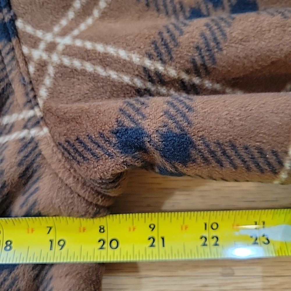 Weatherproof Shacket Men's Size Small Color Plaid Brown/Blue - Picture 6 of 14